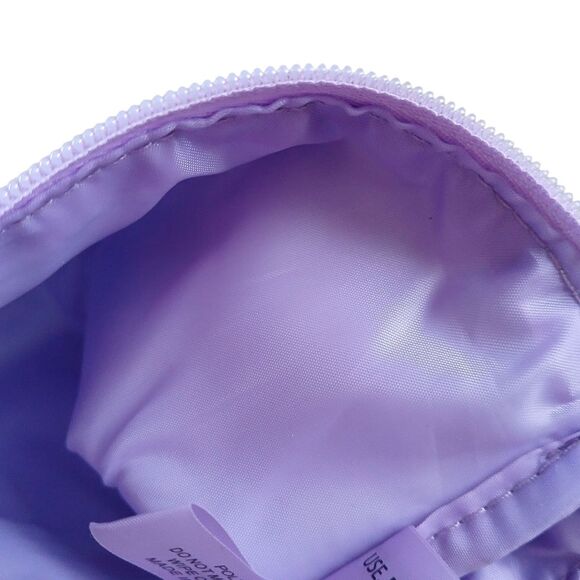 Clinique x Drawbertson Collaboration Purple and Blue Cosmetic Pouch Limited Item - Picture 7 of 11